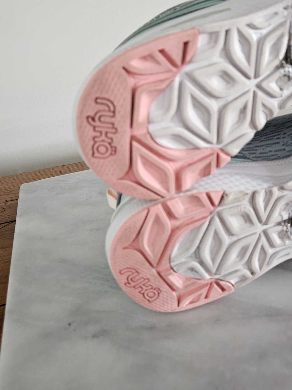 Ryka Women's Teal and Pink Athletic Sneakers - Picture 13 of 16